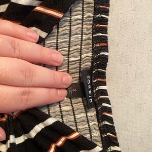 Black/red/white skater dress Torrid size 2